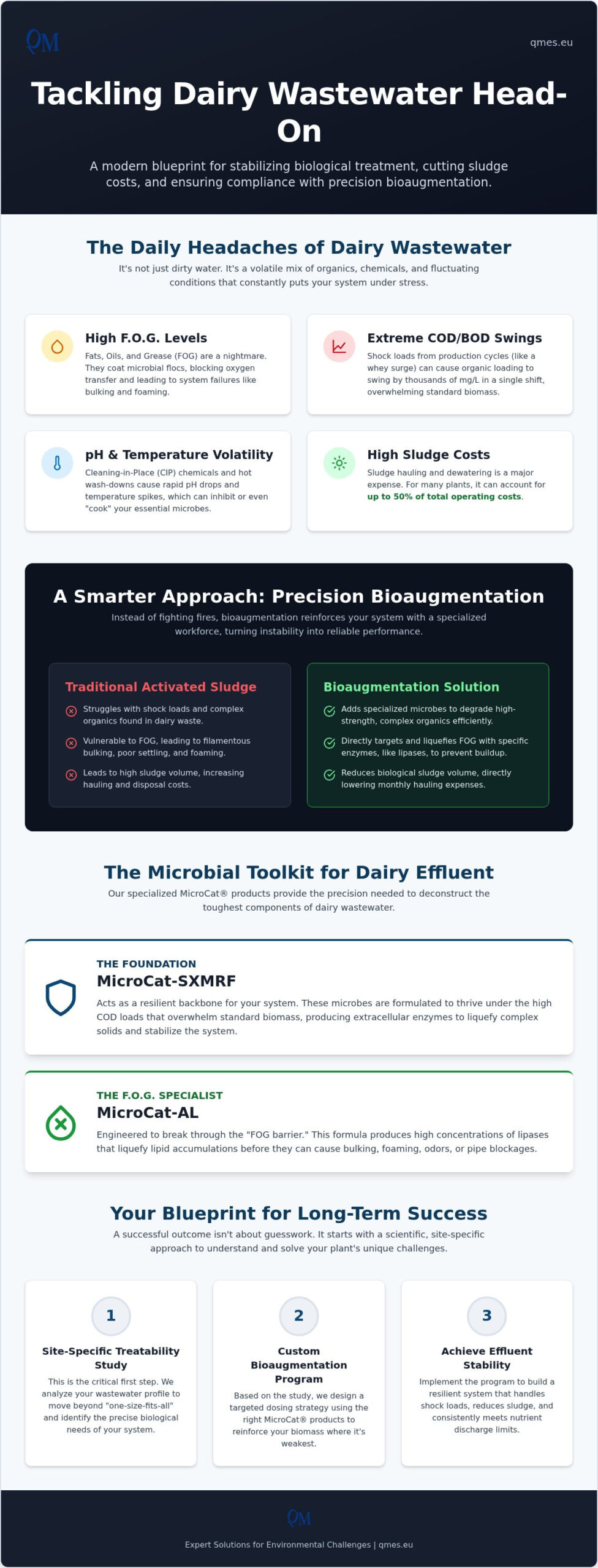 Dairy Wastewater: Precision Bioaugmentation Guide